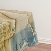 Rustieke  krant Patchwork Collage (7) Tafelkleed (Voorbeeld)