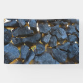 Rustieke Kroatische stenen muur fotografie Spandoek (Horizontaal)