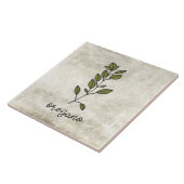 Rustieke kruiden Oregano boerderij Tegeltje (Zijkant)