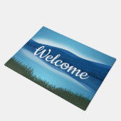 Rustieke Lake "Welkom" Deurmat (Schuin)
