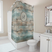 Rustieke land gedragen blauwe houten hek boards