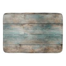 Rustieke land gedragen blauwe houten planken