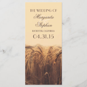Rustieke land huwelijksprogramma's programma