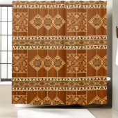 Rustieke landelijke douchegordijnen stijl 1