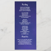 Rustieke landverlichting metselaar potten bruiloft programma (Achterkant)