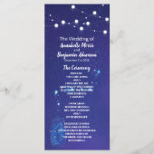 Rustieke landverlichting metselaar potten bruiloft programma (Voorkant)