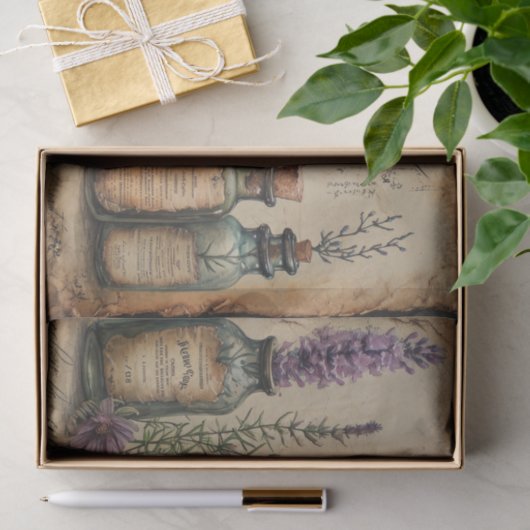  rustieke lavendel apotheek decoupage tissuepapier (Geschenk)