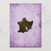 Rustieke Lavendel en hout bruiloft receptie Informatiekaartje (Achterkant)