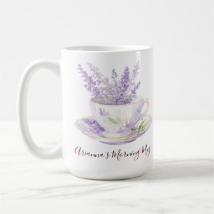 Rustieke Lavendel Floral Country Teacup Koffiemok
