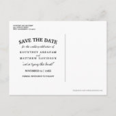 Rustieke Lavendel Mason Jar Lights Save the Date Aankondigingskaart (Achterkant)