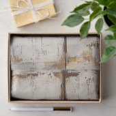 Rustieke Lavendel Witte Hout Decoupage Tissuepapier (Geschenk)