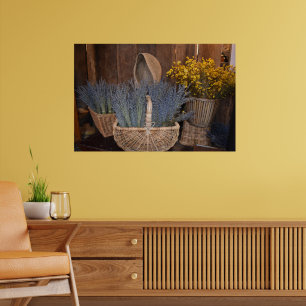 Rustieke Lavendoelst Poster