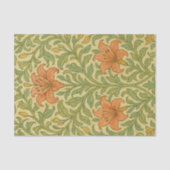 Rustieke  lelie William Morris pattern artsy Tissuepapier (Voorkant)