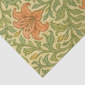 Rustieke  lelie William Morris pattern artsy Tissuepapier (Detail)