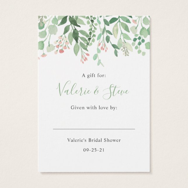 Rustieke Lichten Geen Wrap Douche display cadeau l Visitekaartje (Achterkant)