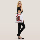 Rustieke lijn dans cowboylaarzen draagtas (Op model)