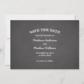 Rustieke lijst | Save the Date aankondiging (Achterkant)