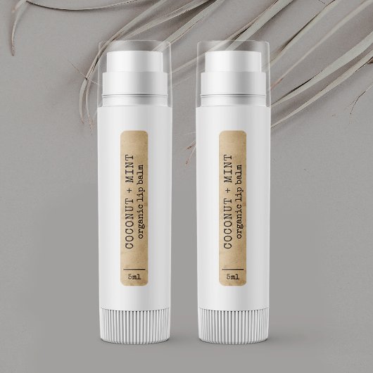 Rustieke Lipstick Lip Gloss Tube Waterdicht Labels