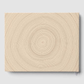 Rustieke Log Cabin Vakantiehuis Verhuur | boomring Gastenboek (Achterkant)