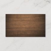 Rustieke Luier Raffle Kaart Houten verlichting pot (Achterkant)