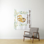 Rustieke luierfeest achtergrond voor een luiaard b wandkleed (In situ)