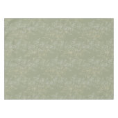 Rustieke madeliefjes op Sage Green, botanische lux Tafelkleed (Voorkant (Horizontaal))