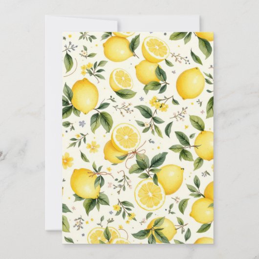 Rustieke Main Squeeze citroen modern vrijgezellenf Kaart (Achterkant)