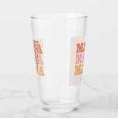 Rustieke "mama" herhaling glas (Links)