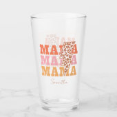 Rustieke "mama" herhaling glas (Voorkant)