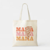 Rustieke "mama" herhaling tote bag (Achterkant)
