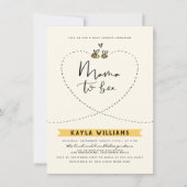 Rustieke Mama To Bee Geslachtsneutrale Baby Shower Kaart (Voorkant)