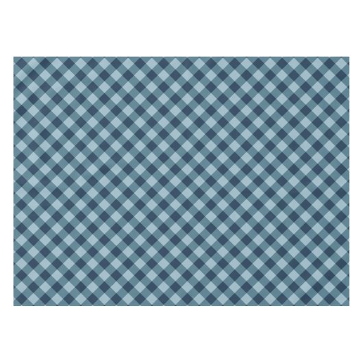 Rustieke marine en Blue Buffalo Plaid Tafelkleed (Voorkant (Horizontaal))