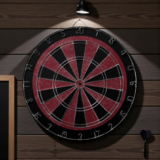 Rustieke Maroon Krasserige Textuur Dartbord
