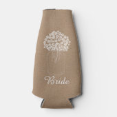 Rustieke Mason Jar Bloemen Bruiloft Bruid Flesjeskoeler