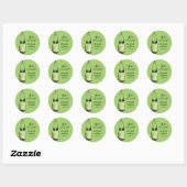 Rustieke Mason Jar & Fireflies Ronde Sticker (Vel)