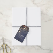 Rustieke Mason Jar Lights Boom Bruiloft Cadeaulabel (Met Touw)
