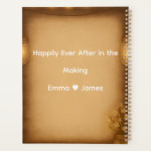 Rustieke Mason Jar & String Lights Wedding Planner (Achterkant)