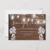 Rustieke Mason Pot Hanglampjes theBarefootBride™ Kaart (Voorkant)