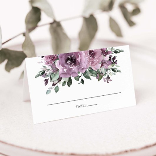 Rustieke Mauve Plum Lila Paarse Floral Wedding