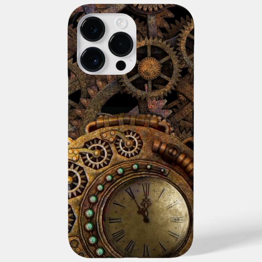 rustieke Metal Industrial Gear Steampunk Case-Mate iPhone Case (Achterkant)