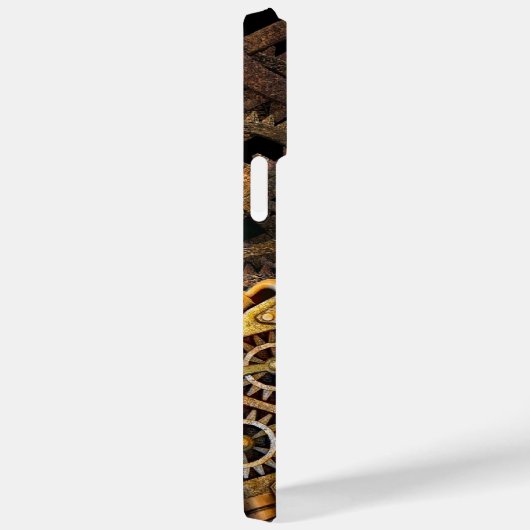 rustieke Metal Industrial Gear Steampunk Case-Mate iPhone Case (Achterkant / Rechts)