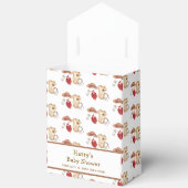 Rustieke minimalistische Boho Westerne Cowboy Baby Bedankdoosjes (Open)