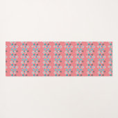 Rustieke moderne bloemen yogamat (Achterkant (horizontaal))