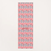 Rustieke moderne bloemen yogamat (Voorkant)