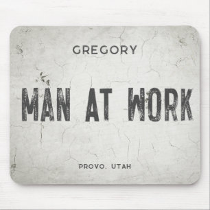 Rustieke Moderne Industriële Boerderij Mannelijke Muismat