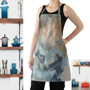 Rustieke moderne natuur kleuren organische vormen schort