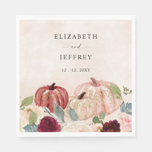 Rustieke Moderne Pompoenen Country Fall Bruiloft Servet