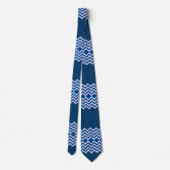 Rustieke Monogram Chic Groovy Stropdas (Achterkant)