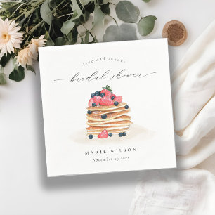 Rustieke Mooie Fruit Pannenkoek Waterverf Bruidsdi Servet