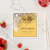 Rustieke Mosterd Zonnebloem 2 Servet (Insitu)